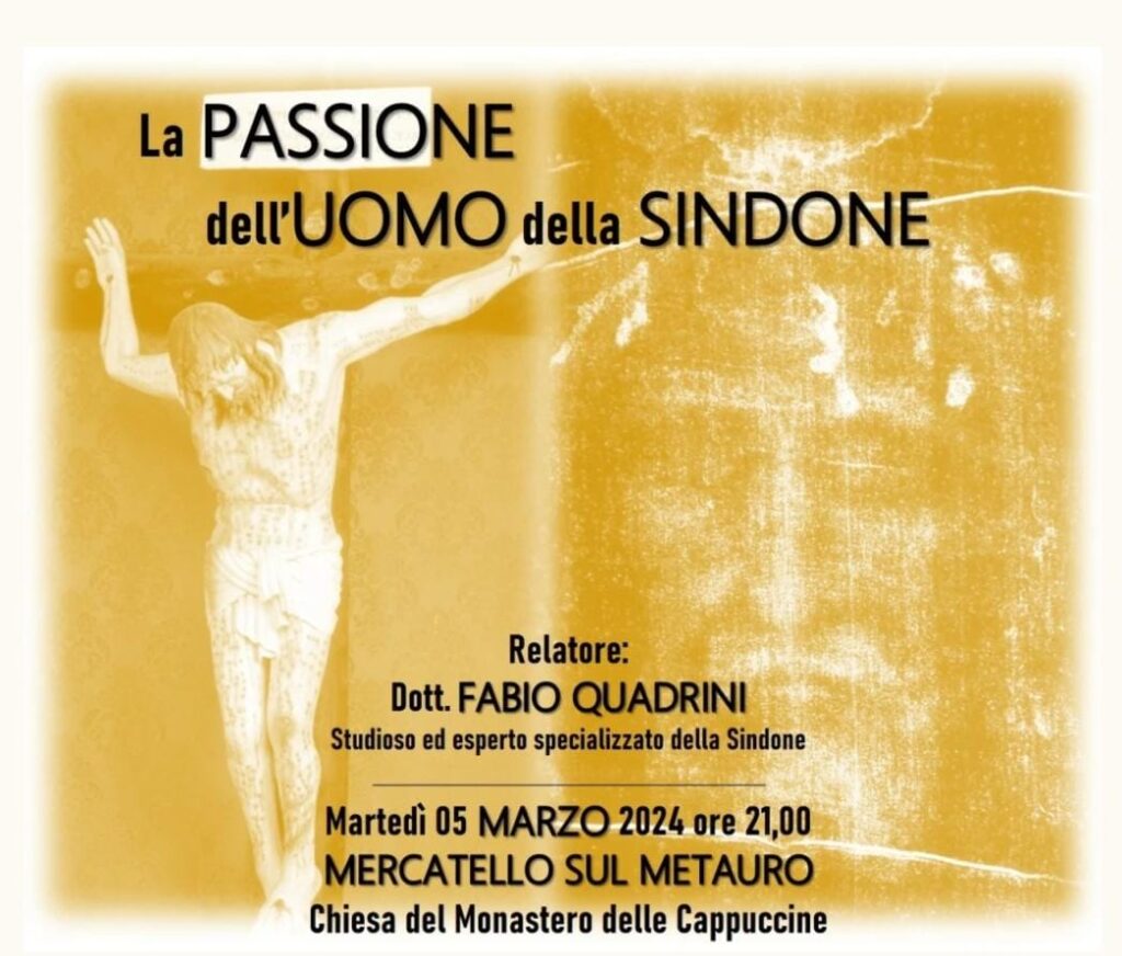 LA PASSIONE DELL’UOMO DELLA SINDONE